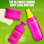 Nyx Professional Makeup Hair & Body Fragrance Mist Хидратиращ спрей за коса & тяло с аромат на сладка ванилия & бита сметана 80ml - Suga Baddie Nyx Professional Makeup Hair & Body Fragrance Mist Хидратиращ спрей за коса & тяло с аромат на сладка ванилия & бита сметана 80ml - Suga Baddie