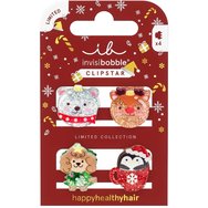 Invisibobble Clipstar Kids Sparkle In A Cup 4 бр - Фиби за коса за деца с различни дизайни