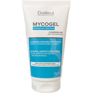 Bailleul Dermatologie Mycogel Cleansing Gel 150ml - Успокояващ почистващ гел за тяло, коса и чувствителни зони с антимикробен агент Bailleul Dermatologie Mycogel Cleansing Gel 150ml - Успокояващ почистващ гел за тяло, коса и чувствителни зони с антимикробен агент