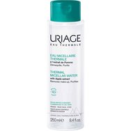 Uriage Thermal Micellar Water Термална вода със зелена ябълка за лице и очи, перфектно премахва грима, смесена до мазна кожа 250ml