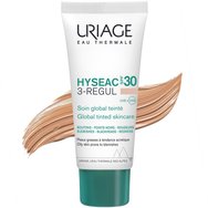Uriage Hyseac 3-Regul Global Spf30 Tinted Skincare Cream 40ml - Цялостна тонирана грижа за кожа с несъвършенства