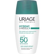 Uriage Hyseac 3-Regul+ Spf50+ Global Anti-Blemish Care Цялостна грижа с много висока слънцезащита срещу несъвършенства за мазна кожа, склонна към акне 50ml