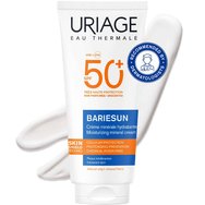 Uriage Bariesun Mineral Spf50+ Moisturizing Cream Слънцезащитен крем с много висока защита за лице и тяло, подходящ за много чувствителни и нетолерантни кожи 100мл Uriage Bariesun Mineral Spf50+ Moisturizing Cream Слънцезащитен крем с много висока защита за лице и тяло, подходящ за много чувствителни и нетолерантни кожи 100мл
