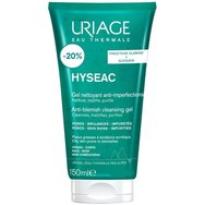 Uriage Promo Hyseac Anti-Blemish Cleansing Gel 150ml - Дълбоко почистващ гел за тяло против петна, който премахва замърсявания