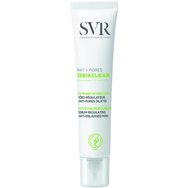SVR Sebiaclear Mat & Pores Sebum Regulating Anti-Enlarged Pore Cream Матиращ крем за лице с двойно действие за хидратация и регулиране на себума с 4% глюконолактон, салицилова киселина & 2% Mat SR 40ml