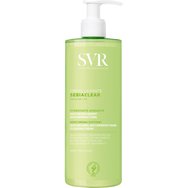 SVR Sebiaclear Anti-Dryness & Imperfections Moisturising Soothing Cleansing Cream Крем за почистване на лице и тяло без сапун, идеален за кожа, склонна към акне, с помпа 400ml