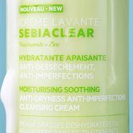 SVR Sebiaclear Anti-Dryness & Imperfections Moisturising Soothing Cleansing Cream Крем за почистване на лице и тяло без сапун, идеален за кожа, склонна към акне, с помпа 400ml