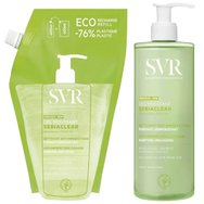 SVR Promo Sebiaclear Anti-Imperfections Gel Moussant Cleanser 400ml & Подарък резервна опаковка 400ml