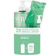SVR Promo Spirial Intense Freshness 24h Deodorizing Cleansing Gel 400ml & Refill 400ml SVR Promo Spirial Intense Freshness 24h Deodorizing Cleansing Gel 400ml & Refill 400ml