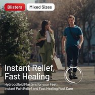 Compeed Hydrocolloid Foot Treatment Heal Fast Medium Size Blister Plasters 10 Броя Compeed Hydrocolloid Foot Treatment Heal Fast Medium Size Blister Plasters 10 Броя