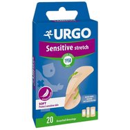 Urgo Sensitive Stretch Pads Антисептични самозалепващи превръзки, идеални за защита на чувствителната кожа 20 броя Urgo Sensitive Stretch Pads Антисептични самозалепващи превръзки, идеални за защита на чувствителната кожа 20 броя
