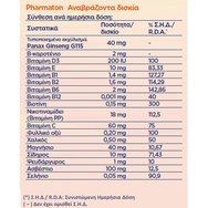 Pharmaton Geriatric Хранителна добавка в комбинация с витамини, минерали, микроелементи и женшен G115, 20 еферв.табл.