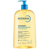 Bioderma Atoderm Huile De Douche Soothing Lipid Replenishing Body, Face & Hands Cleansing Oil 1Lt - Мазен душ гел за тяло, лице и ръце за суха, много суха и раздразнена кожа Bioderma Atoderm Huile De Douche Soothing Lipid Replenishing Body, Face & Hands Cleansing Oil 1Lt - Мазен душ гел за тяло, лице и ръце за суха, много суха и раздразнена кожа