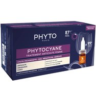 Phyto Phytocyane Anti-Hair Loss Treatment for Women for Progressive Hair Loss 12amp x 5ml - Лечение срещу прогресиращ косопад при жените Phyto Phytocyane Anti-Hair Loss Treatment for Women for Progressive Hair Loss 12amp x 5ml - Лечение срещу прогресиращ косопад при жените