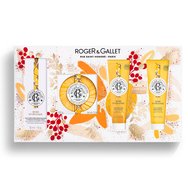 Roger & Gallet Gift Set Bois D\' Orange Fragrant Wellbeing Water Perfume 30ml, Soap Bar 100g & Подарък Shower Gel 50ml, Body Lotion 50ml