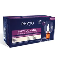 Phyto PROMO PACK Phytocyane Anti-Hair Loss Treatment for Women with Progressive Hair Loss 12x5ml & Подарък Phytocyane Anti Hair Loss Treatment Complement Shampoo 100ml