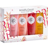 Roger & Gallet Promo Wellbeing Shower Gels Collection Rose 50ml & Fleur de Figuier 50ml & Gingembre Rouge 50ml & Bois d\' Orange 50ml 
