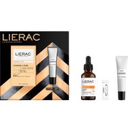 Lierac Promo Radiance Protocol The Concentrated Serum 30ml + 14 Φακελάκια x 0,2g & Δώρο Diopti Dark Circle Correction Cream 15ml - Συμπυκνωμένος Ορός με Βιταμίνη C που Αναδεικνύει, Αναζωογονεί & Λειαίνει την Επιδερμίδα & Λεπτόρρευστη Κρέμα Ματιών με Χρώμα που Καλύπτει, Διορθώνει & Φωτίζει τους Μαύρους Κύκλους