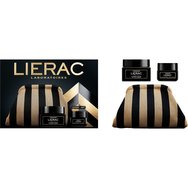 Lierac Promo Premium The Silky Cream 50ml & The Eye Cream 20ml & Δώρο Νεσεσέρ 1 Τεμάχιο - Κρέμα Προσώπου Ολικής Αντιγήρανσης με Υαλουρονικό Οξύ & Νιασιναμίδη για Κανονικές - Μικτές Επιδερμίδες με Πουδρένιο Φινίρισμα & Κρέμα Ματιών Ολικής Αντιγήρανσης που Μειώνει Μαύρους Κύκλους & Σακούλες