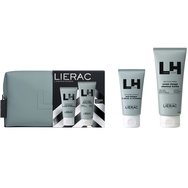 Lierac Promo Homme Anti-Fatigue Hydrate & Revitalize Gel 50ml & Shower Gel 200ml & Δώρο Νεσεσέρ 1 Τεμάχιο - Ενυδατικό, Αναζωογονητικό Τζελ για Πρόσωπο & Μάτια & Ανδρικό Αφρόλουτρο για Πρόσωπο, Σώμα, Μαλλιά & Γένια