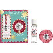 Roger & Gallet Promo Gingembre Rouge Wellbeing Fragrant Water 30ml & Подарък Perfumed Soap Bar 100g - Дамски пикантен парфюм, обогатен с екстракт от джинджифил, и дамски освежаващ билков сапун за тяло с аромат на джинджифил