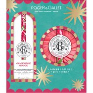 Roger & Gallet Promo Gingembre Rouge Wellbeing Fragrant Water 30ml & Подарък Perfumed Soap Bar 100g