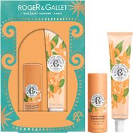 Roger & Gallet Promo Neroli Sublimating Lip Balm 3,5g & Hand Cream 30ml - Подхранващ балсам за устни за фин блясък и подчертан естествен цвят с аромат на портокалов цвят & Крем за ръце за подхранване и хидратиране с аромат на портокалов цвят Roger & Gallet Promo Neroli Sublimating Lip Balm 3,5g & Hand Cream 30ml - Подхранващ балсам за устни за фин блясък и подчертан естествен цвят с аромат на портокалов цвят & Крем за ръце за подхранване и хидратиране с аромат на портокалов цвят
