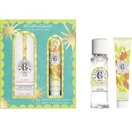 Roger & Gallet Promo Fleur d' Osmanthus Wellbeing Fragrant Water 30ml & Подарък Hand Cream 30ml - Дамски парфюм, обогатен с абсолютната есенция на османтус с нотки на кайсия, подсилени от амбра и подхранващ и хидратиращ крем за ръце с аромат на османтус с нотки на кайсия, подсилени от амбра