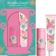Roger & Gallet Promo Rose Sublimating Lip Balm 3,5g & Hand Cream 30ml - Подхранващ балсам за устни за фин блясък и подчертан естествен цвят с аромат на роза и крем за ръце за подхранване и хидратиране с аромат на роза