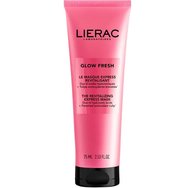 Lierac Glow Fresh The Express Revitalizing Mask Ревитализираща маска за лице за незабавно сияние с дуо хиалуронови киселини & патентовано антиоксидантно лале 75ml
