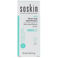 Soskin AKN Stop Imperfection Serum Серум Против Несъвършенства по Лицето, който Предотвратява Трайните Следи при Мазна Кожа, Склонна към Акне 15ml Soskin AKN Stop Imperfection Serum Серум Против Несъвършенства по Лицето, който Предотвратява Трайните Следи при Мазна Кожа, Склонна към Акне 15ml