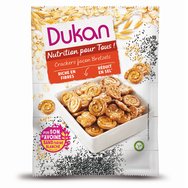 Dukan Nutrition Pour Tous Crackers Facon Bretzels 100gr - Пикантни овесени крендели Dukan Nutrition Pour Tous Crackers Facon Bretzels 100gr - Пикантни овесени крендели