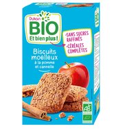 Ducan Bio Biscuits Moelleux a la Pomme et Canelle 150gr - Овесени бисквити с ябълка и канела Ducan Bio Biscuits Moelleux a la Pomme et Canelle 150gr - Овесени бисквити с ябълка и канела