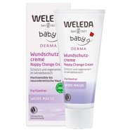 Weleda Baby Derma White Mallow Face Cream 50ml - Успокояващ крем за лице от слез за изключително чувствителна, суха бебешка кожа или кожа с невродермит Weleda Baby Derma White Mallow Face Cream 50ml - Успокояващ крем за лице от слез за изключително чувствителна, суха бебешка кожа или кожа с невродермит