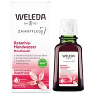 Weleda Ratanhia Mouthwash 50ml - Вода за уста с екстракт от ратан за свежо дишане и укрепване на венците с тенденция към кървене Weleda Ratanhia Mouthwash 50ml - Вода за уста с екстракт от ратан за свежо дишане и укрепване на венците с тенденция към кървене