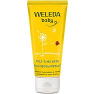 Weleda Cold Time Bio-Calendula & Thyme Bath Бебешка пяна за вана при настинка с невен & мащерка за топла грижа за усещане за благополучие & уют 75ml
