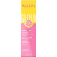 Weleda UV Glow Spf30 Fluid Слънцезащитна емулсия за лице с висока защита с минерални филтри & масло Moringa 30ml