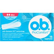O.b. ProComfort Mini Tampons 16 бр - Мини тампони за дни с много слабо течение