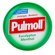Pulmoll Sugar Free Candies with Eucalyptus & Menthol Бонбони с евкалипт и ментол 45gr Pulmoll Sugar Free Candies with Eucalyptus & Menthol Бонбони с евкалипт и ментол 45gr
