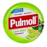 Pulmoll Candies with Lime Mint & Vitamin C Бонбони с гликолемон, мента и витамин С 45gr Pulmoll Candies with Lime Mint & Vitamin C Бонбони с гликолемон, мента и витамин С 45gr