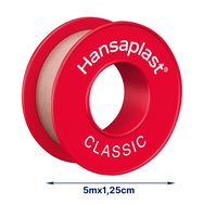 Hansaplast Med+ Classic Tape 5m x 1,25cm, 1 бр