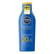 Nivea Sun Protect & Moisture Lotion Spf20 Immediate Protection & 48h Moisture 200ml - Слънцезащитен крем и овлажняваща емулсия за тяло за незабавна защита от UVA / UVB радиация и преждевременно стареене на кожата Nivea Sun Protect & Moisture Lotion Spf20 Immediate Protection & 48h Moisture 200ml - Слънцезащитен крем и овлажняваща емулсия за тяло за незабавна защита от UVA / UVB радиация и преждевременно стареене на кожата
