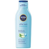 Nivea Sun Moisture After Sun Body Lotion 200ml - Hydra-Soothing fluid, омазняващо овлажняващо мляко, възстановява и подхранва кожата с алое вера и хиалуронова киселина.