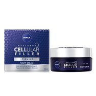 Nivea Hyaluron Cellular Filler Night Cream 50ml - Нощен крем против бръчки с хиалуронова киселина за подновяване и подобряване на стягането на кожата