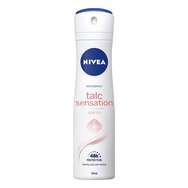 Nivea Female Talc Sensation Spray Deo 150ml - Дамски спрей за дезодорант с изключително нежно усещане при нанасяне Nivea Female Talc Sensation Spray Deo 150ml - Дамски спрей за дезодорант с изключително нежно усещане при нанасяне
