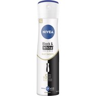 Nivea Black & White Invisible Silky Smooth Anti-Perspirant Deodorant Spray 150ml - Дамски дезодорант 48-часова защита срещу бели петна с нотки на магнолия и листа от бръшлян