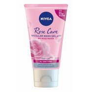 Nivea Micellar Wash Gel with Organic Rose Water 150ml - Почистващ гел за лице с розова вода Nivea Micellar Wash Gel with Organic Rose Water 150ml - Почистващ гел за лице с розова вода