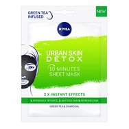 Nivea Urban Skin Detox 10 Minute Sheet Mask 1 парче - 10-минутна маска за детоксикация на тъкани Nivea Urban Skin Detox 10 Minute Sheet Mask 1 парче - 10-минутна маска за детоксикация на тъкани