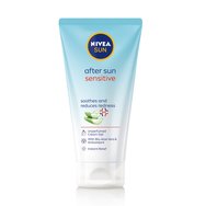 Nivea Sun After Sun Sensitive Cream Gel 175ml - Овлажняващ крем за тяло с гел за излагане на слънце с алое, успокояващо от раздразнения Nivea Sun After Sun Sensitive Cream Gel 175ml - Овлажняващ крем за тяло с гел за излагане на слънце с алое, успокояващо от раздразнения