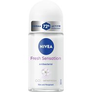 Nivea Fresh Sensational Antibacterial Anti Perspirant Deodorant Roll-On 50ml - Дамски антибактериален дезодорант с чувствен флорален и сочен аромат на горски плодове Nivea Fresh Sensational Antibacterial Anti Perspirant Deodorant Roll-On 50ml - Дамски антибактериален дезодорант с чувствен флорален и сочен аромат на горски плодове